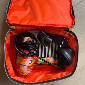 Amika mini travel blow dryer and carry bag